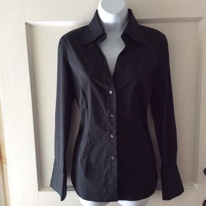 Express black button down shirt blouse